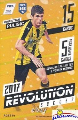 (10) 2017 Panini Revolution Soccer EXCLUSIVE Hanger Box-20 VORTEX+30 SUNBURST