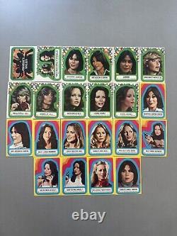 1977 Topps Charlie's Series 2 Trading Cards set & 22 Stickers withDisplay Box