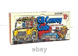 1978 CB Convoy Code Bubble Gum Stickers Sealed Box