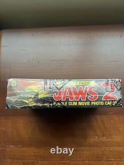 1978 O-Pee-Chee Jaws 2 Wax Box. BBCE Authenticated! From A Sealed CASE