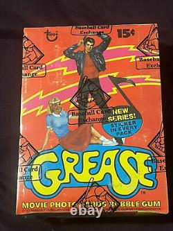 1978 Topps Grease Series 2 Wax Box (36 Packs) Bbce Wrapped