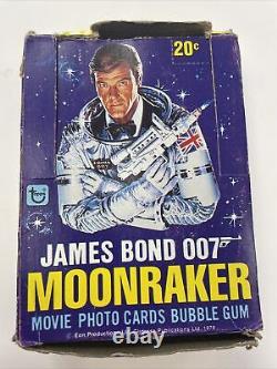 1979 Topps Moonraker (James Bond 007) Box 36 Packs Full Box