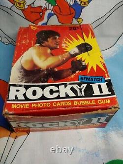1979 Topps Rocky II Box 36 Packs Box Original Stock