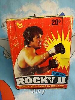 1979 Topps Rocky II Box 36 Packs Box Original Stock