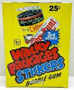 1980 Topps Wacky Packages Stickers 3rd Series Wax Box Topps FULL 36CT