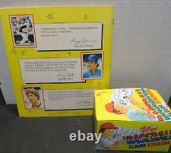 1981 Topps Baseball Album Stickers 100 Pack Sealed Box With Album (mint)