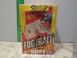1981 Topps Football Stickers Bbce Wrapped 100 Pack Box Beautiful, Rare & Mint
