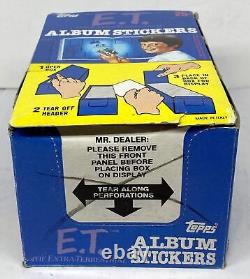 1982 E. T. The Extra Terrestrial Album Sticker Box 100 Packs Sealed Topps Panini