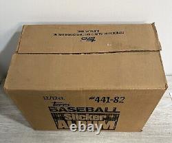 1982 Topps Baseball Sticker Album Sealed Full Case 12 Boxes Of 12 Books L4
