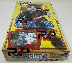 1983 TOPPS Perlorian Cats Sticker Card BOX 36 Unopened PACKS Sealed RVP Wrapped