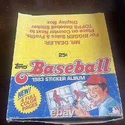 1983 Topps Baseball Sticker Album Case Of 12 New Books RARE With Box