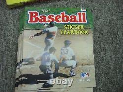 1984 Topps Baseball Sticker Album Full Box 12 Albums Un-used