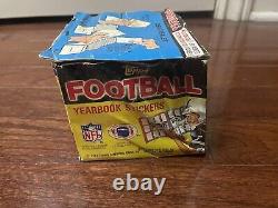 1984 Topps Football Stickers Box 60 Packs Possible Dan Marino PLEASE READ M150