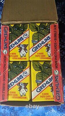 1984 Topps Gremlins Movie Box
