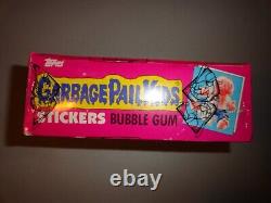 1985 Garbage Pail Kids Series 1 UK Version Box 48 packs BBCE Wrapped Adam Bomb