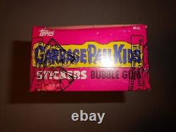 1985 Garbage Pail Kids Series 1 UK Version Box 48 packs BBCE Wrapped Adam Bomb