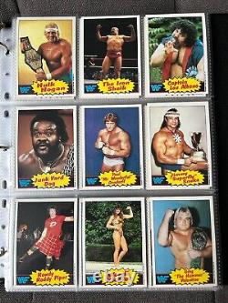 1985 Topps WWF Complete Set 66 Cards/ 22 Stickers + 73 Extra Cards & Box NM/MT