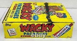 1985 Topps Wacky Packages Stickers Wax Pack Box Topps FULL 48CT