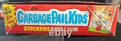 1986 Garbage Pail Kids 6th Series Stickers Bubble Gum Factory Box 48 Packs T5800