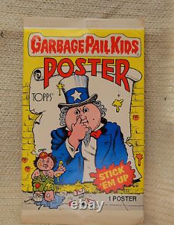 1986 Garbage Pail Kids GPK Posters Part Topps Box 28 Packs 230860G
