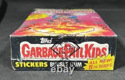 1986 Garbage Pail Kids Series 5 Wax Box BBCE Rare with Price with Poster