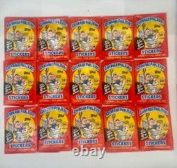 1986 Topps GPK Garbage Pail Kids 6th Series 6 Box, Poster xlnt cond, 48 Packs