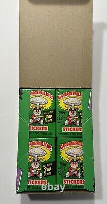 1986 Topps Garbage Pail Kids 3rd Series Full Box 48 Unopened Packs GPK