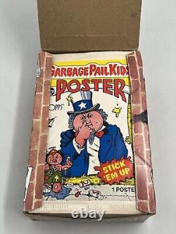 1986 Topps Garbage Pail Kids Posters Full Wax Box 36 New & Sealed Packs