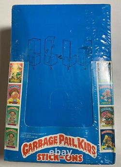 1986 Topps Garbage Pail Kids Stick-ons! 36 Count Sealed Box