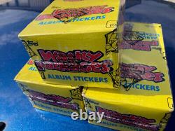 1986 Topps Wacky Packages ALBUM STICKERS Unopened Wax Box 100 sealed packs BBCE