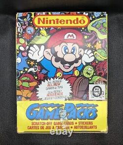 1989 Nintendo O-Pee-Chee Box OPC Series 2 RARE 48 Wax Packs Mario RCs