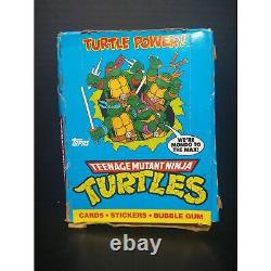 1989 Topps Teenage Mutant Ninja Turtles TMNT Complete Wax Box 48 Sealed Packs