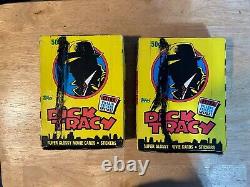 1990 Topps Dick Tracy Unopened Box 36 Wax Packs Movie Cards & Stickers Vintage