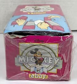 1991 Mickey Mouse Album Sticker Box 100 Packs Sealed Topps Panini Disney