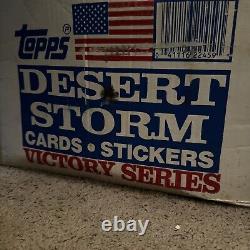 1991 Topps Desert Storm Victory Series 1 Case 24 Boxes sealed