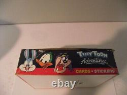 1991 Topps Tiny Toons Adventures Cards/sticker Box With 60 Count Packs New