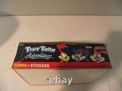 1991 Topps Tiny Toons Adventures Cards/sticker Box With 60 Count Packs New