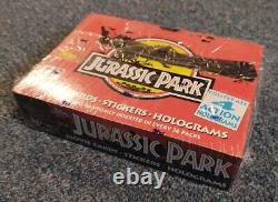 1992 Topps Jurassic Park Movie Trading Cards Sealed Markered Box 36 Packs