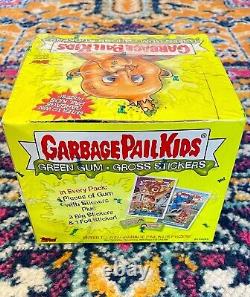 2003 Topps Garbage Pail Kids Green Gum Gross Stickers Factory Sealed 24 Pack Box