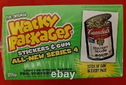 2006 Wacky Packages All New Series Ans4 Sealed Box Magnets & Foils 36/5