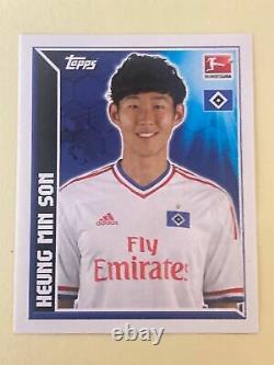 2011 2012 Topps Bundesliga Stickers Box 50 Packs find Heung Min Son Rookie