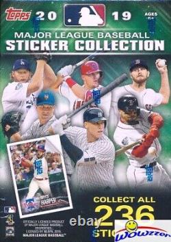 2019 Topps Baseball Stickers EXCLUSIVE 16 Box Blaster CASE-640 Sticker+16 Poster