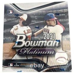 2021 Bowman Platinum Baseball Mega Box Facttory Sealed 2 Box Lot (4 Autographs)