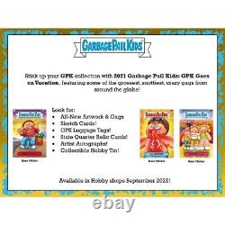 2021 Topps Garbage Pail Kids Go on Vacation Collector's Edition Tin