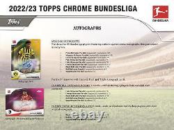 2022/23 Topps Chrome Bundesliga Soccer Hobby 12-box Case