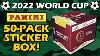 50 Pack Sticker Box 2022 Fifa World Cup Panini Sticker Box Collection