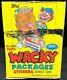 All New 1985 Topps Wacky Packages Stickers Bubble Gum In Box, 48 Sealed Packs