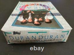 Duran Duran trading cards / stickers full box 36 unopened wax packs Topps 1985