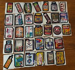 Four Wacky Packages Complete Series 5, 6, 7, & 8 Sticker sets