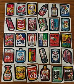 Four Wacky Packages Complete Series 5, 6, 7, & 8 Sticker sets